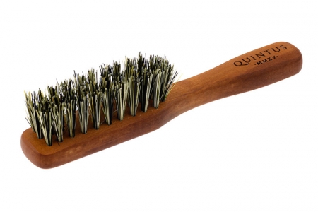 Small Vegan Beard Brush With Handle - Tampico Fibers