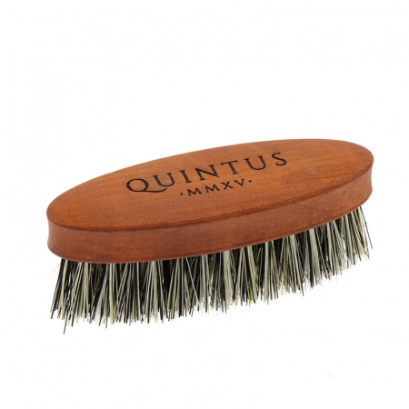Small Vegan Beard Brush Pearwood - Tampico Fibers