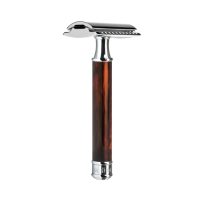 TRADITIONAL Safety razor closed comb High-grade resin, tortoiseshell