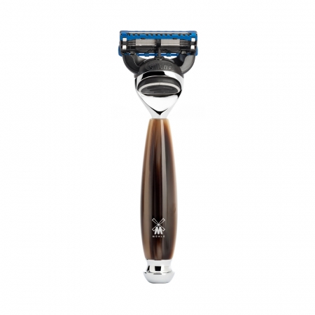 Vivo 5-blade Razor High-grade Resin, Horn Brown Fusiona