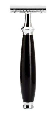 Purist Safety Razor Closed Comb High-grade Resin, Black