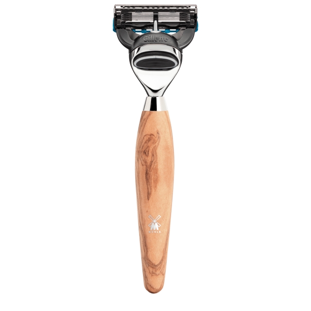 Kosmo 5-blade Razor Olive Wood Fusiona