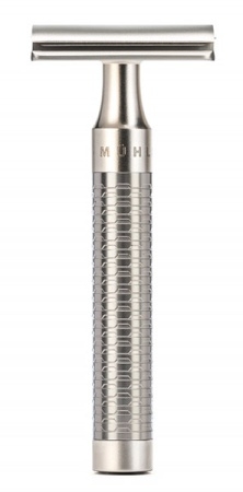 Rocca Safety Razor Stainles Steel - Silver Matt