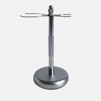 Rockwell Shave Stand - Brushed Chrome