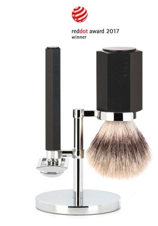 Hexagon Shaving Set Silvertip Fibre Aluminum Graphite