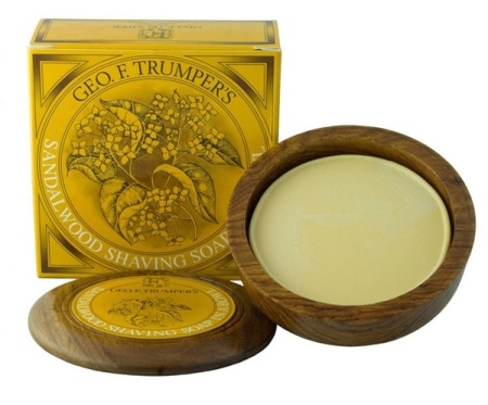 Sandalwood Shaving Soap Wooden Bowl 100g