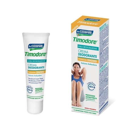 Timodore Ginger Deodorant Cream 48 h 50 Ml