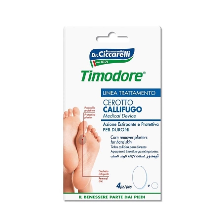 Timodore Corn Removers - Plasters For Hard Skin 4 Pcs