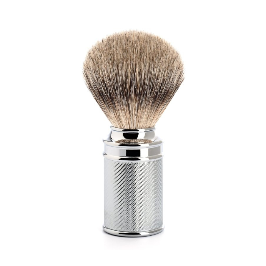 TRADITIONAL Silvertip badger chrome plated 21 mm
