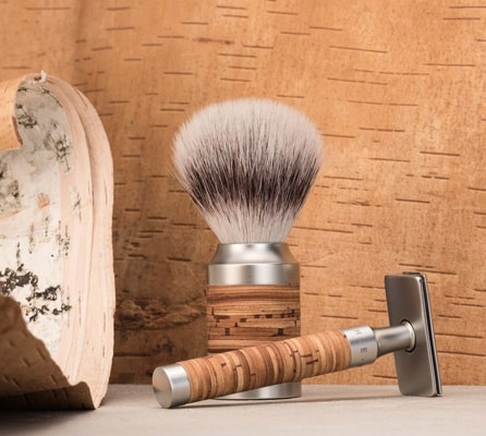 Rocca Birch Bark Silvertip Shaving Brush