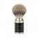 ROCCA, shaving brush silvertip badger Inox JET BLACK