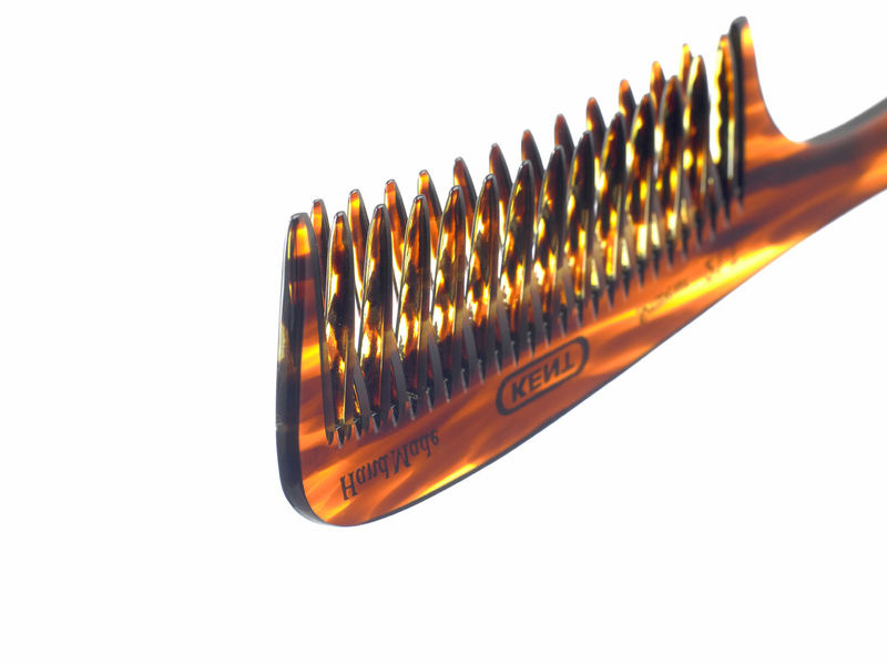 Handmade Detangling Comb Curved Double Row