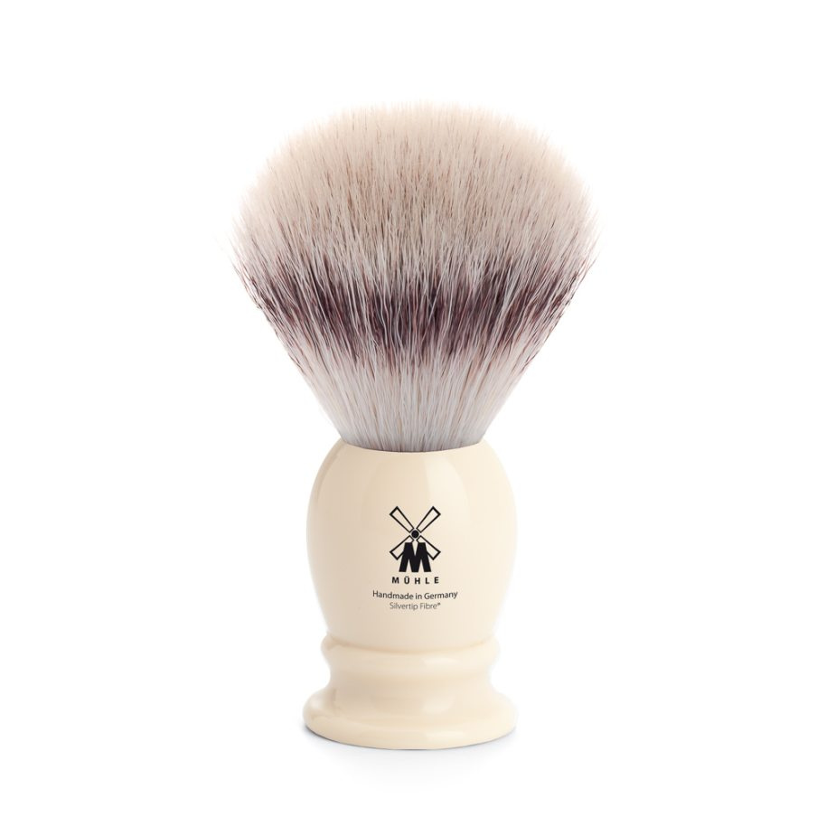 CLASSIC SHAVING BRUSHES synthetic Silvertip Fibre High-grade resin ivory