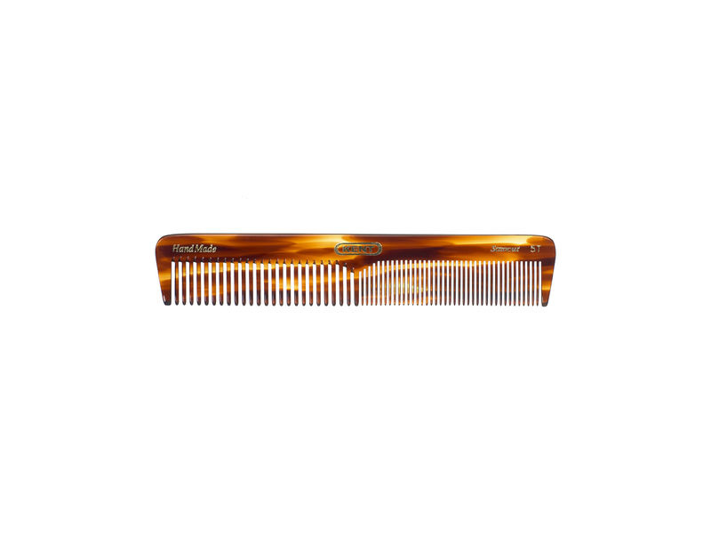 Long Medium Sized Dressing Table Comb Fine/Coarse - Handmade