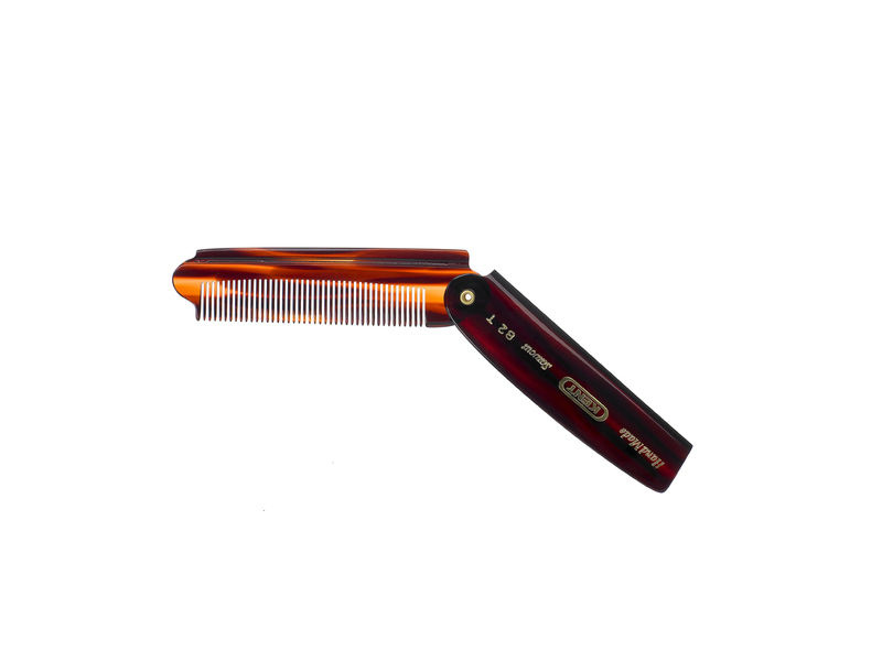 Handmade Mens Large Folding Pocket Comb Fine