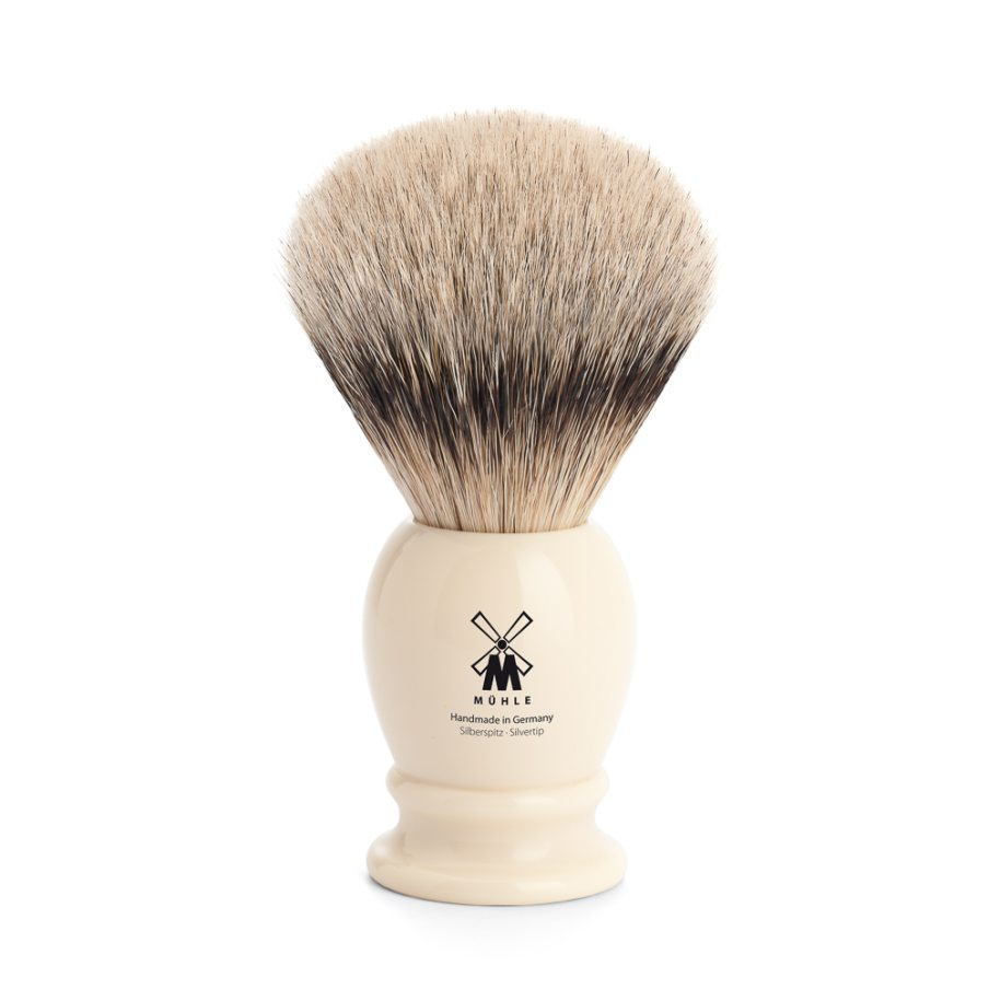 CLASSIC SHAVING BRUSHES Silvertip badger High-grade resin ivory 23 mm