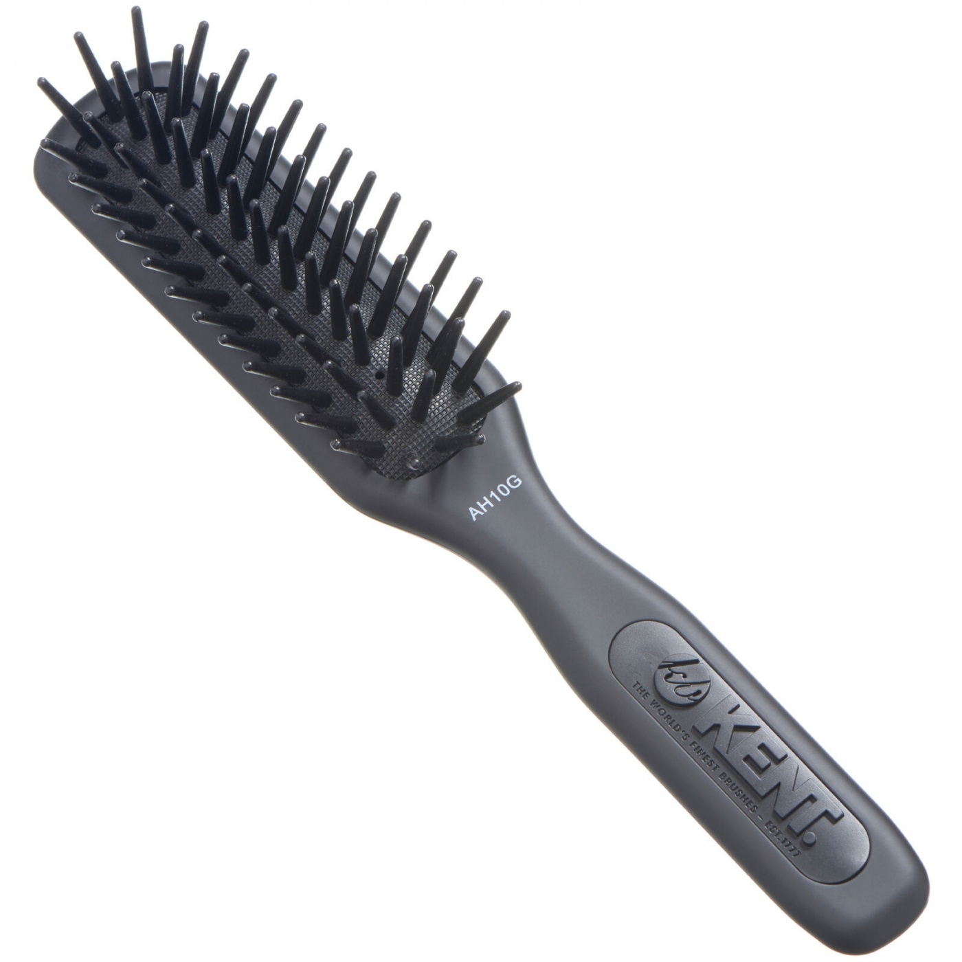 Airhedz Pro Narrow Phat Pin De-tangle Cushion Brush Black
