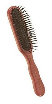 Rectangular Brush - Kotibe Wood - Pom Pins
