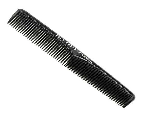 Professional Styling Fine Coarse Teeth Comb - 7257 Black