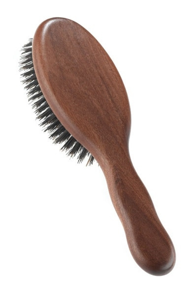 Oval Brush - Kotibe' Wood - 100% Boar Bristles