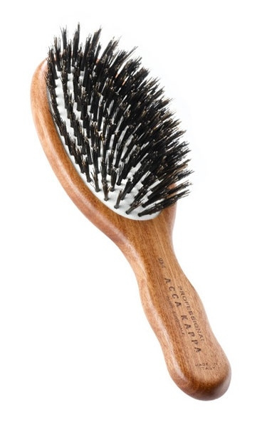 Mini Oval Brush - Kotibe Wood - 100% Boar Bristles