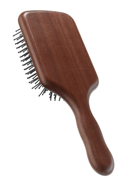 Paddle Brush - Kotibe Wood - Pom Pins