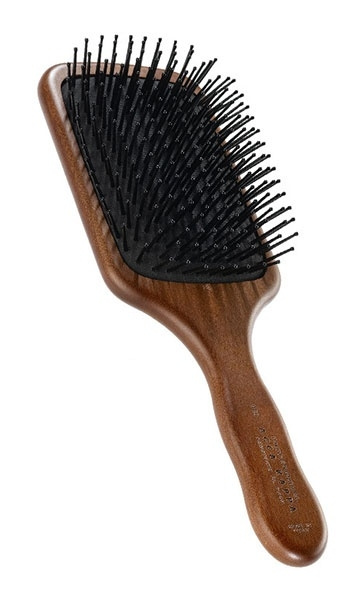 Mini Paddle Brush - Kotibe Wood - Pom Pins