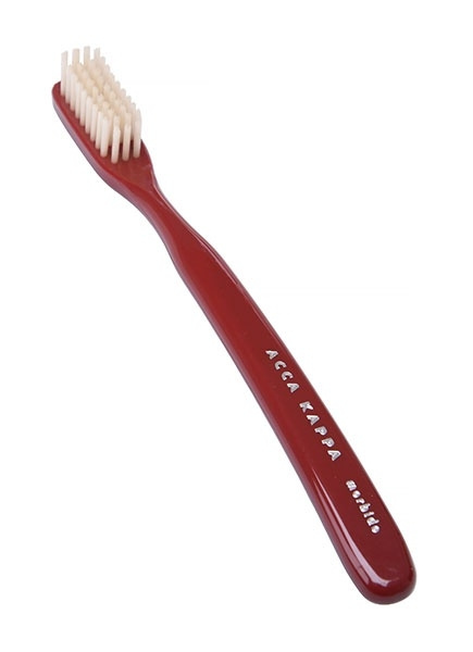 Tooth Brush - Vintage- Soft Nylon Bristles - Red