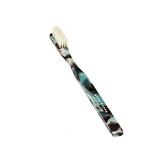 Historical Collection Havana & Green Toothbrush - Medium Nylon