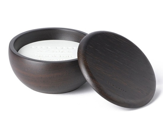 Shaving Bowl - Wenge Wood - Almond Shaving Soap - 150gr
