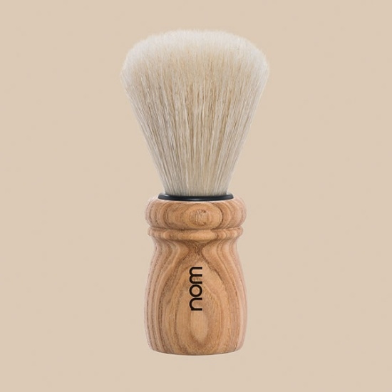 Alfred Shaving Brush, Long Natural Bristle, Handle Material Pure Ash