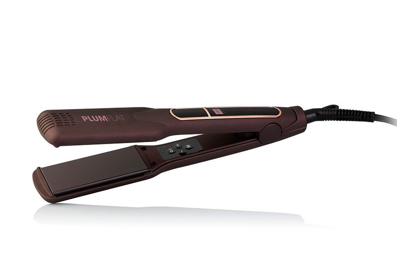 FLAT Wide Ceramic Tourmaline Hair Straightener - Labor Pro Plum