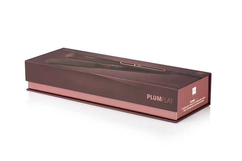 FLAT Wide Ceramic Tourmaline Hair Straightener - Labor Pro Plum