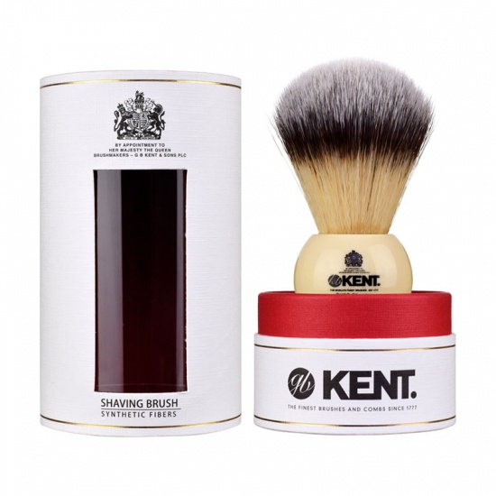 Ivory Silvertex Synthetic Shaving Brush Large