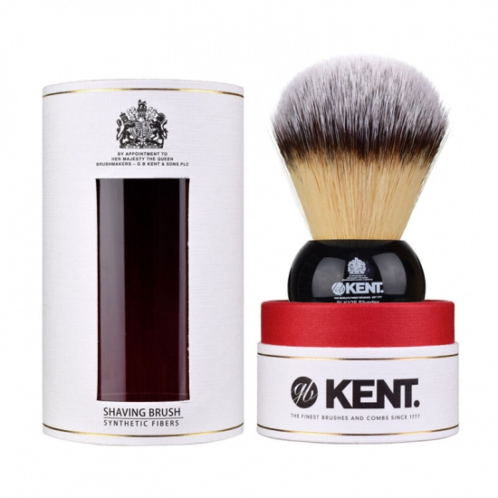 Black Silvertex Synthetic Shaving Brush Extra Large
