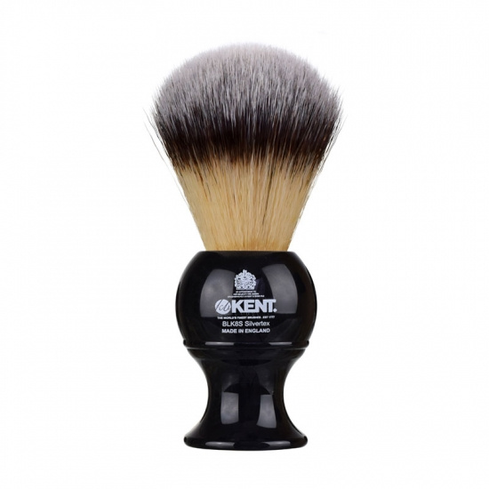 Black Silvertex Synthetic Shaving Brush Large