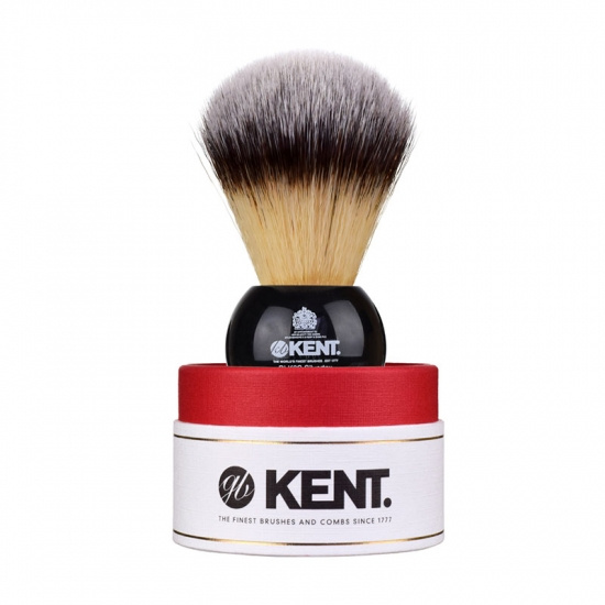 Black Silvertex Synthetic Shaving Brush Large