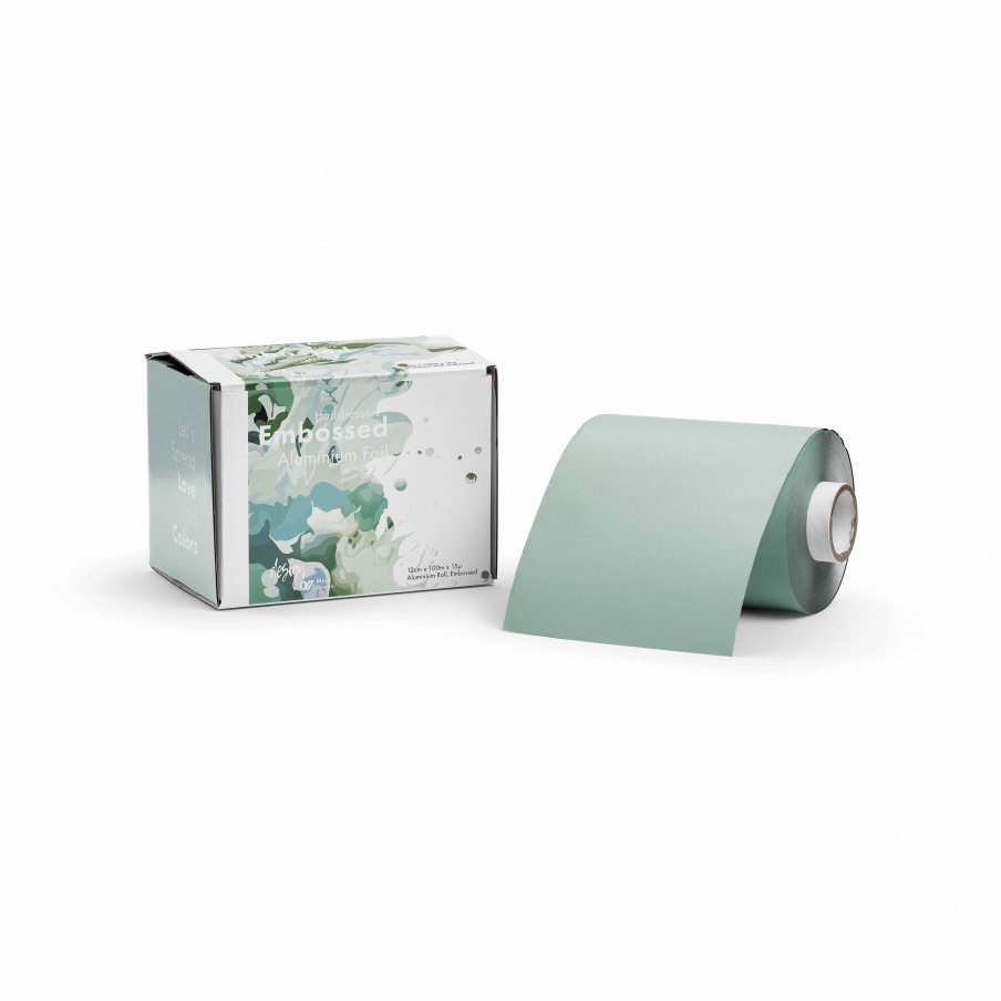 Folie Embossed - 100 m - Mint Green