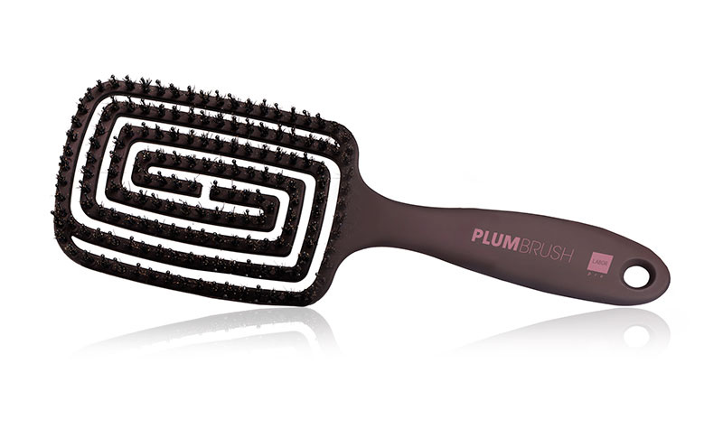 PLUM Flex Vent Porcupine Hair Brush - Labor Pro Plum