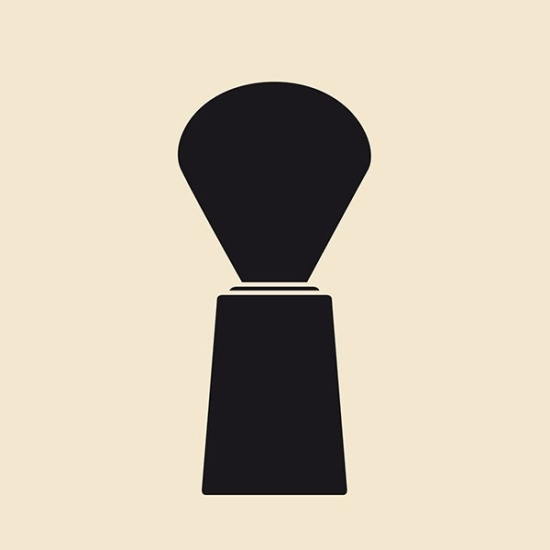Carl Shaving Brush, Black Fibre, Handle Material Plastic Black