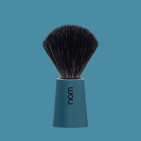Carl Shaving Brush, Black Fibre, Handle Material Plastic Petrol