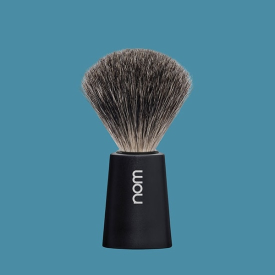 Carl Shaving Brush, Pure Badger, Handle Material Plastic Black