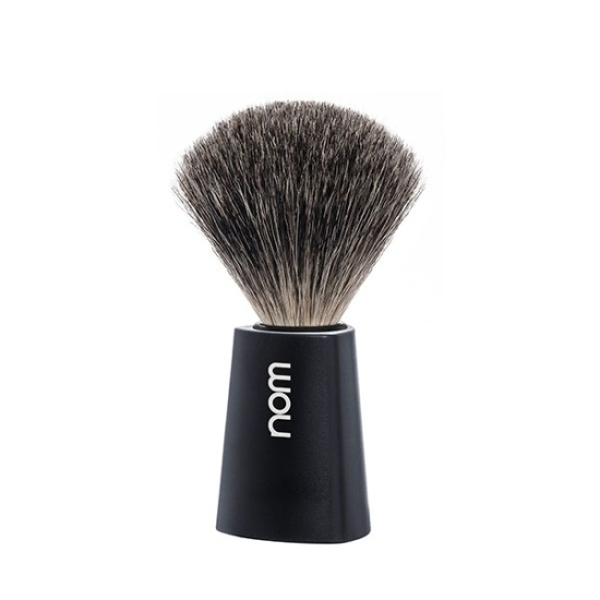 Carl Shaving Brush, Pure Badger, Handle Material Plastic Black
