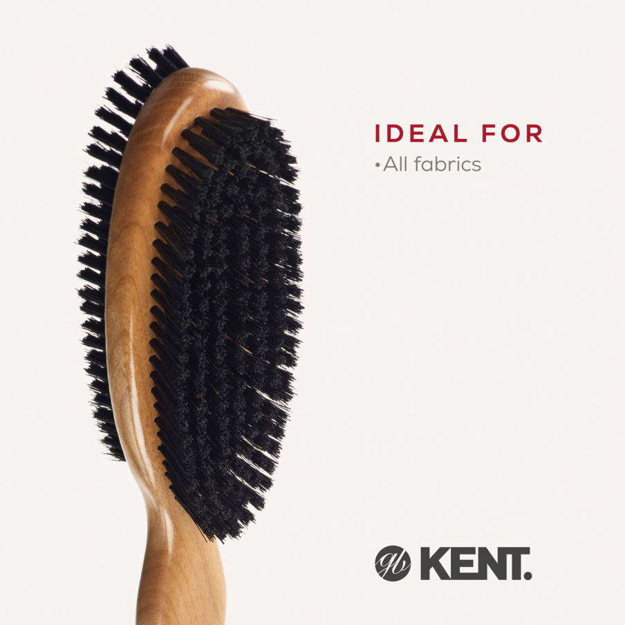 Double-Sided Cherrywood Bristle Nylon Mix Clothes Brush