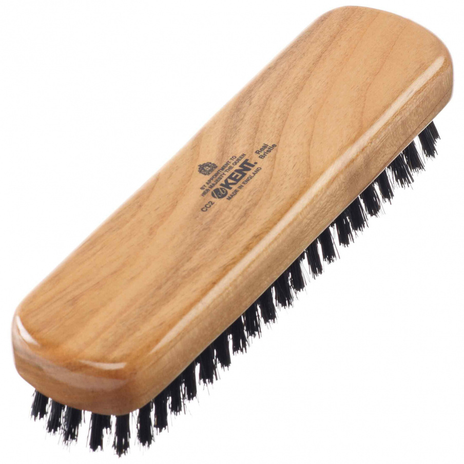 Travel Size Cherrywood Bristle Nylon Mix Clothes Brush
