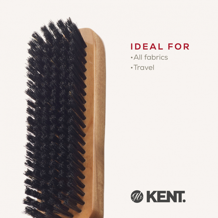 Travel Size Cherrywood Bristle Nylon Mix Clothes Brush