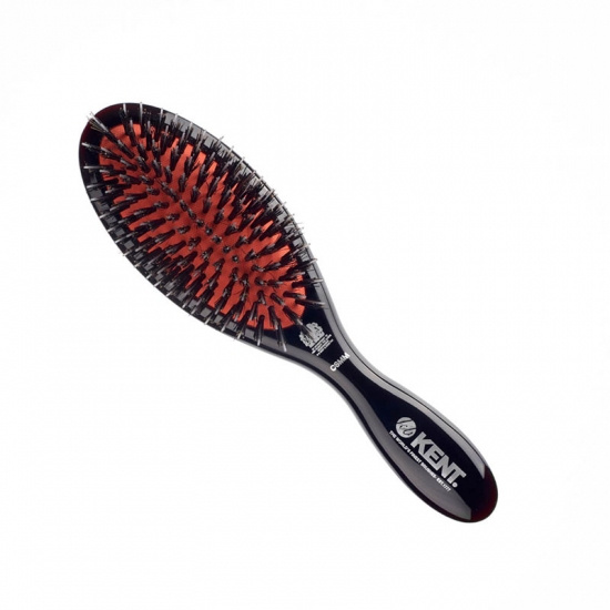 Classic Shine Medium Black Porcupine Mixed Bristle Hairbrush