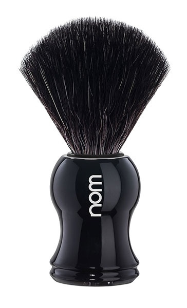Gustav Shaving Brush, Black Fibre, Handle Material Plastic Black