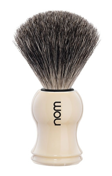 Gustav Shaving Brush, Pure Badger, Handle Material Plastic Creme