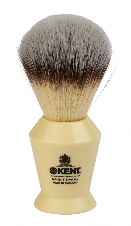 Infinity Silvertex Synthetic Shaving Brush Ivory